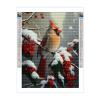 Gorgeous Cardinal Funny Bird Diamond Painting Kits for Adults,5D DIY Round Full Drill Cross Stitch Crystal Rhinestone Embroidery Paintings Arts Crafts 8 * 12inch view 2