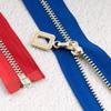 metal zipzipper2Pc 3# 40cm/70cm Metal Zippers Open End Zip Closure for Sewing Bags Down Jacket Zipper Repair Kit DIY Clothing Accessories Red G,40cm Red G 40cm (Color : Red S) ( Color : White G ) view 4