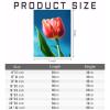 NSUAJOF Pink Tulip Diamond Painting Kits Elegant Art Painting 5D DIY Full Round Drill Adults Beginners, Personalized Gifts for Family Friends Home Wall Decor 20x30 Inch view 2