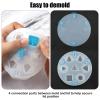 Resin Dice Mold, Polyhedral Dice Mold Resin Dice Making 7 Standard Stereoscopic Dice Cavities Silicone Template for DIY Dices Table Game Dice Lovers Gift view 3