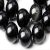 Zenkeeper About 180 Pcs Black Obsidian Beads for Jewelry Making 4 MM Black Obsidian Gemstones Loose Stone Beads view 3