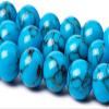 Zenkeeper About 180 Pcs Blue Turquoise Beads for Jewelry Making 4 MM Blue Turquoise Gemstones Loose Stone Beads view 2