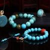Zenkeeper About 180 Pcs Blue Turquoise Beads for Jewelry Making 4 MM Blue Turquoise Gemstones Loose Stone Beads view 4