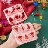 Craftdady Christmas Polymer Clay Cutters 12 Styles Plastic Clay Earring Cutters Christmas Tree Glove Stockings Clay Molds with Hole Punches for Crafts DIY Jewelry Making Xmas Decorations view 2