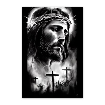 NSUAJOF Cross Jesus Diamond Painting Kits Christian Art Painting 5D DIY Full Round Drill Adults Beginners, Personalized Gifts for Family Friends Home Wall Decor 20x30 Inch