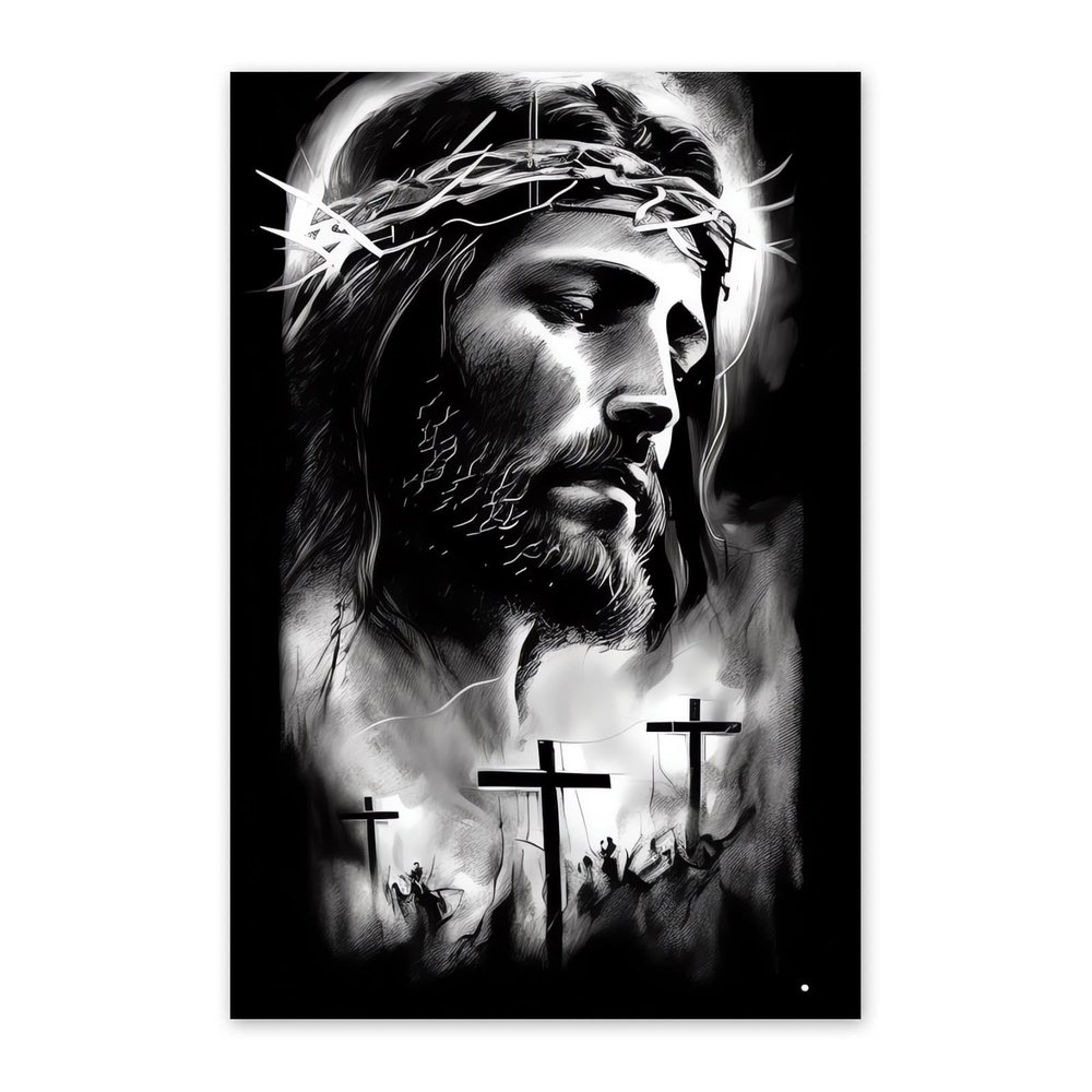 NSUAJOF Cross Jesus Diamond Painting Kits Christian Art Painting 5D DIY Full Round Drill Adults Beginners, Personalized Gifts for Family Friends Home Wall Decor 20x30 Inch
