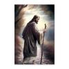 NSUAJOF Back Jesus Diamond Painting Kits Christian Art Painting 5D DIY Full Round Drill Adults Beginners, Personalized Gifts for Family Friends Home Wall Decor 18x24 Inch view 1