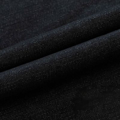 Denim Fabric by The Yard,14OZ Elastic Fabric, 145cm/57in Wide Blue Washed Pure Cotton Fabric(Size:6 Yard,Color:Black)