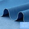 Denim Fabric by The Yard,14OZ Elastic Fabric, 145cm/57in Wide Blue Washed Pure Cotton Fabric(Size:6 Yard,Color:Black) view 2