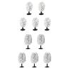 MANGOUSONG Miniature Trees,5Pcs Model Tree Train Railroad Scenery Diorama for Landscape view 4