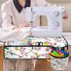 Psesaysky Bird Flower Sewing Machine Mat Reduce Vibration Non Slip Lightweight Pad for Table Christmas Sewing Machine Accessories Organizer to Keep Clean & Safe view 4