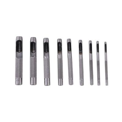9 Pieces Set Leather Handbag Hole Punch Tool Assortment Clothes Pants Holes Puncher Assorted Kit DIY Crafting Handicraft - (Color: TYPE1)