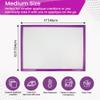 Applique Fusing Mat 13.5"x17" (34cm x 43cm) with Bonus Applique Pressing Sheet and Handy Storage Tube - A Great Silicone Mat and Applique Teflon Sheet for Arts and Fusible Web Fabric Crafts view 2