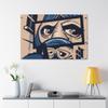 Bella Brushwork- Canvas 30 x 30 / Premium Gallery Wraps (1.25) view 4