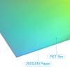 PATIKIL 12"x12" Metallic Mirror Board Sheets, 20 Pack 10 Colors Cardstock Foil Board Reflective Sheet 250gsm for Scrapbook Poster DIY Craft Invitation Card view 3