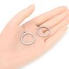 10pcs Adabele 304 Grade Stainless Steel Surgical Sturdy Open Back 25mm Round Circle Bezel Mold Blanks Tray Settings for Resin Cabochon Photo Jewelry Making SJF32-1 view 2