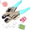 FoRapid 3mm/1/8 Aluminum Quicklet Eyelets-Scrapbooking/Birthday Wedding Baby Greeting Holiday Card/Paper Craft/Luggage Cruise Tag/DIY Album/Clothing etc-200 PCS (Light Purple) view 4