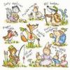 Bothy Threads Counted Cross Stitch Kit - Country Folk view 1