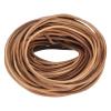 uxcell 20 Yards 3mm Round Leather Cord Lacing String for DIY Crafts Pure Brown view 1