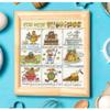 Bothy Threads Counted Cross Stitch Kit Craft Kits - Fun with Puddings view 2
