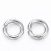1000pcs 304 Stainless Steel Open Jump Rings 4mm 5mm 6mm 8mm Split Rings for Jewelry Making (Color: 8x1mm) view 3