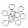 1000pcs 304 Stainless Steel Open Jump Rings 4mm 5mm 6mm 8mm Split Rings for Jewelry Making (Color: 8x1mm) view 4