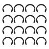 16pcs Retaining Clip Rings Compatible with Cricut Maker/Explore Air, Rubber Roller Replacement Parts Rubber Roller Resolution for Cricut Maker/Explore Air view 1