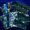 24Pcs Galaxy Pattern Scrapbook Paper Pack 6"x6" Starry Sky Specialty Scrapbooking Cardstock Paper Designer Pads Junk Journal Craft , Decoupage Card Making Supplies view 4