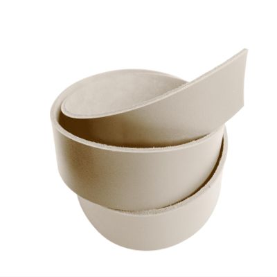 9-10 oz Genuine Leather Strap, Leather Strip, Leather Band, Natural Leather Belt Blank. 50". (Beige, 1 1/2 inch (38mm.))