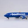 DKHOUN 18.5" 1:80-Scale Model Jet Model Airplane American Southwest B737 Collectibles Die-Cast Model Plane Resin for Collection Gift,B737 view 4