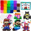 FUNZBO 5200 5mm Fuse Beads Kit - 24 Colors | 66 Patterns, School Crafts Toys for Girls Ages 8-12, Arts and Crafts for Kids Ages 6-8, Birthday Gifts for Girls Boys Age 5 6 7 8 9 10 11 12 Year Old view 1