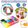 FUNZBO 5200 5mm Fuse Beads Kit - 24 Colors | 66 Patterns, School Crafts Toys for Girls Ages 8-12, Arts and Crafts for Kids Ages 6-8, Birthday Gifts for Girls Boys Age 5 6 7 8 9 10 11 12 Year Old view 4