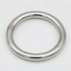 RAMBEX 1pcs 304 Stainless Steel Big O Ring 70/90/100/120/180/200mm Outer Diameter 8/10/12mm Thickness Strapping Welded Round Rings (Size : 10X110(1pcs)) view 2