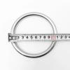 RAMBEX 1pcs 304 Stainless Steel Big O Ring 70/90/100/120/180/200mm Outer Diameter 8/10/12mm Thickness Strapping Welded Round Rings (Size : 10X110(1pcs)) view 3