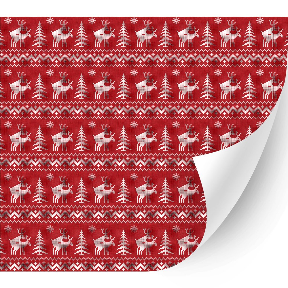 HTV4U Christmas Patterned Heat Transfer Vinyl (Humorous Sweater, 15" x 1 Yard) - Heat Transfer Paper, Iron on Vinyl, Printed Patterns for Shirt, Heat Press Machine