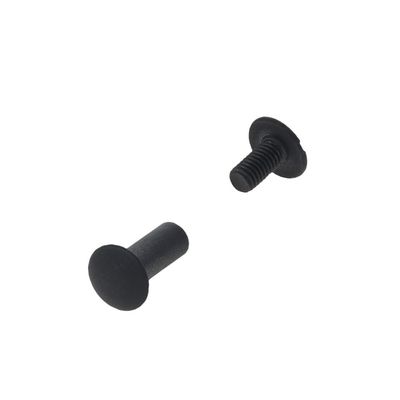 Chicago Screws, Dome Cap, Black Matte, Solid Brass-LL (50 per Bag)