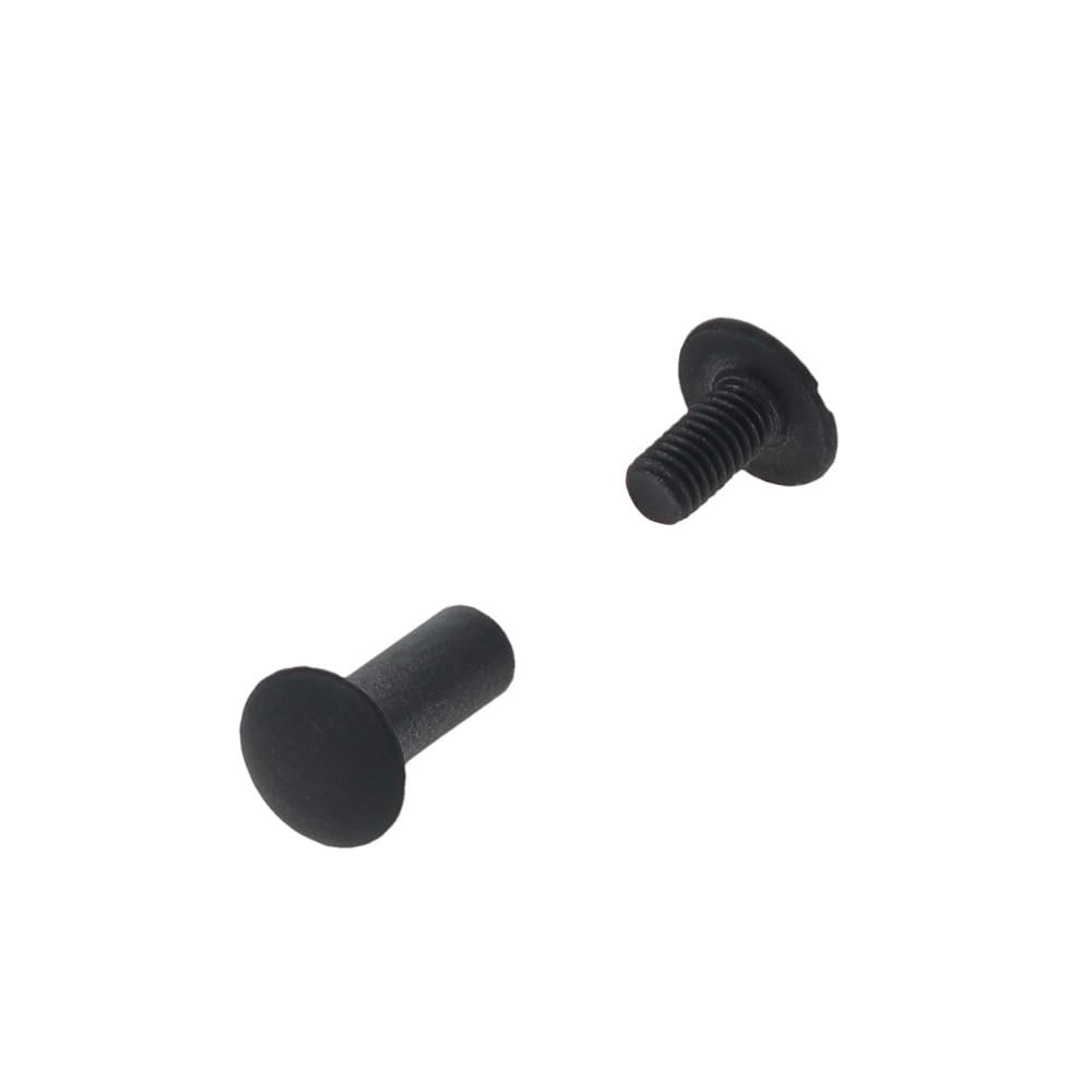 Chicago Screws, Dome Cap, Black Matte, Solid Brass-LL (50 per Bag)