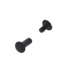 Chicago Screws, Dome Cap, Black Matte, Solid Brass-LL (50 per Bag) view 1