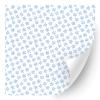 HTV4U Glitter Christmas Patterned Heat Transfer Vinyl (Blue Snowflake, 12" x 3 Yards) - Sparkle Textured Iron on Vinyl, Heat Press Paper, Printed Patterns for T-Shirt, Hat, DIY view 1