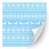 HTV4U Glitter Christmas Patterned Heat Transfer Vinyl (Christmas Nordic, 12" x 12") - Sparkle Textured Iron on Heat Press Paper, Graphic Design Printed Patterns for T-Shirt view 1