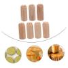 NOLITOY Wooden Pottery Stamp Craft Accessories for Decoration Includes Daisy Heart Flower and More Lightweight and Wood Block Stamps for Family Fun view 3