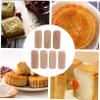 NOLITOY Wooden Pottery Stamp Craft Accessories for Decoration Includes Daisy Heart Flower and More Lightweight and Wood Block Stamps for Family Fun view 4