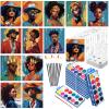 Ctosree 12 Sets Pre Drawn Canvas Kit for Painting Adults Sip and Paint Kit Art Pre Printed Canvas Bulk for Easter Mother's Day Gifts Adult's Date Night(Couple,8 x 10 in) view 1