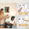Ctosree 12 Sets Pre Drawn Canvas Kit for Painting Adults Sip and Paint Kit Art Pre Printed Canvas Bulk for Easter Mother's Day Gifts Adult's Date Night(Couple,8 x 10 in) view 2