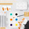 Ctosree 12 Sets Pre Drawn Canvas Kit for Painting Adults Sip and Paint Kit Art Pre Printed Canvas Bulk for Easter Mother's Day Gifts Adult's Date Night(Couple,8 x 10 in) view 4