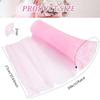 BENECREAT 4 Yards x10.63 Inch Pink Flower Wrapping Paper, Pearl Edge Bouquet Floral Packaging Mesh Paper Wrinkled Wavy Net Yarn for Weddding Favor, Mother's Day Flower Gift Packing view 2