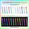 Matio Chameleon Mica Powder, 1.06oz/ 30g Silence Forest White Chrome Powder, Pearlescent Effect Color Shift Pigment for Resin Craft, Soap Candle Dye, Nail Art, Makeup, Bath Bomb,Paint,Slime Pigment view 3