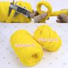 LEREATI Khaki Chunky Yarn for Hand Knitting Soft Jumbo Arm Knitting Yarn Thick Blanket Yarn Cotton Tube Yarn for Handbags, Blankets, Pillows, Pet Bed, Rugs, DIY Crafts (1.1lbs/17.6oz/26yards) view 2