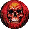 Latch Hook Rug Kits Latch Red Skull Hook kit Pillow Cover Throw Pillow Embroidery Craft Kits for Beginner DIY Latch Hook Rug Kit with Printed Canvas Christmas Decoration 70x70cm view 1