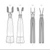 Simplicity SS9850AA Misses' and Women's Corseted Top Dress and Jumpsuit Sewing Pattern Packet by Madalynne Intimates, Design Code S9850, Sizes XS-S-M-L-XL view 3